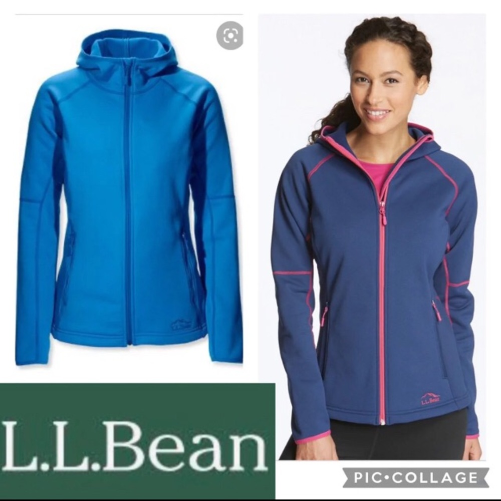 LL Bean ProStretch Hooded Fleece Jacket XL